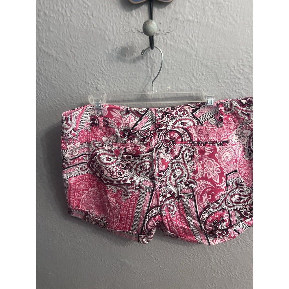 New York & Company Shorts Womens Size 14 Pink Black & White - Picture 4 of 9